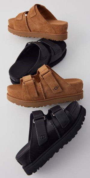 UGG - Goldenstar Hi Slide Sandal in Sand, Women's at Urban