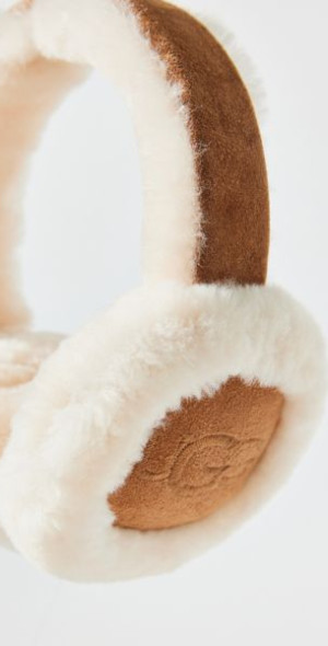 UGG イヤーマフSheepskin Embroidery Earmuff UGG - Sheepskin Embroidery Earmuffs in Chestnut, Women's at Urban