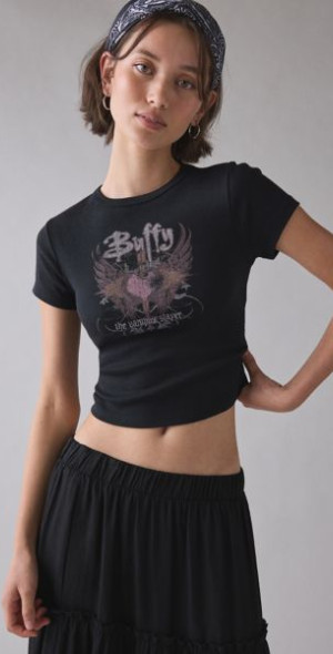 Urban Outfitters - Buffy The Vampire Slayer Graphic Baby Tee in